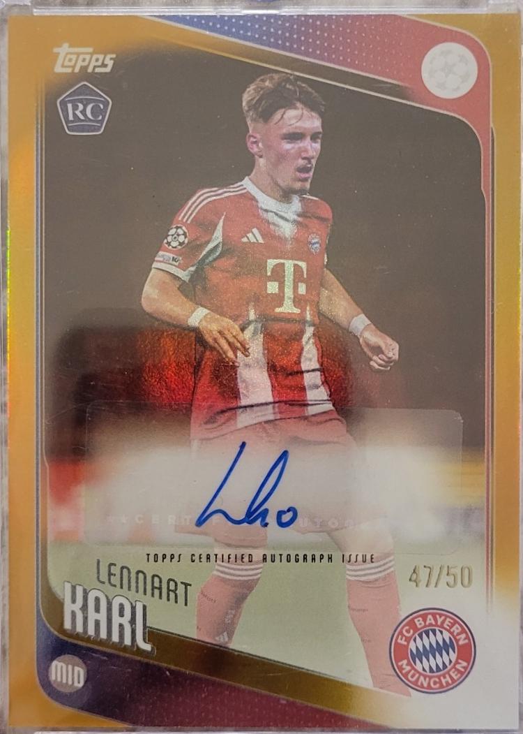 Lennart Karl - UEFA Autograph #BA-LK