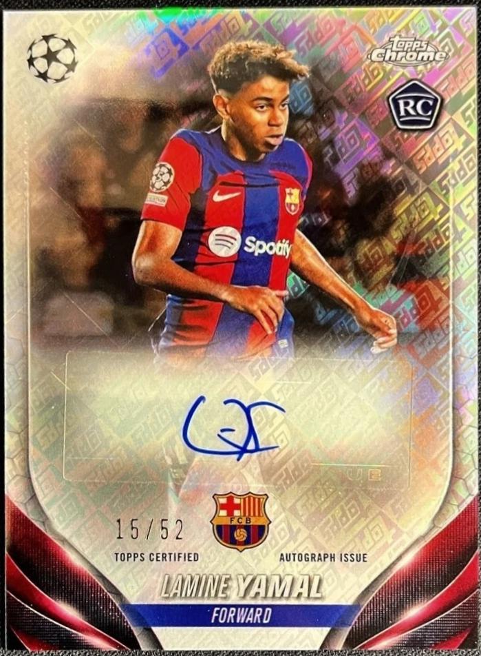 Leny Yoro - Chrome UEFA Autograph #CA-LY