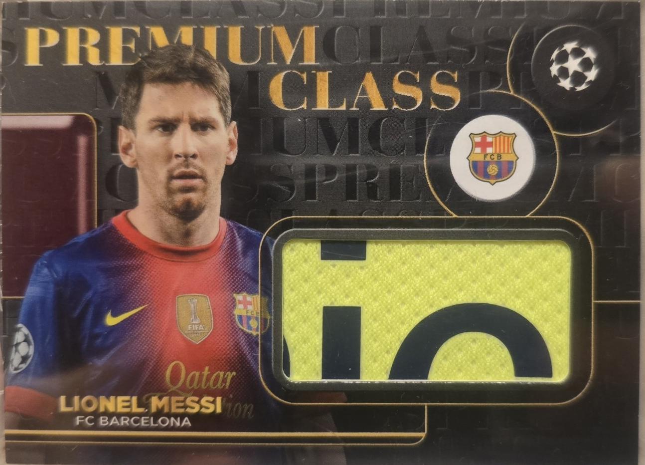 Lionel Messi - UEFA Premium Class Relic #PR-LM