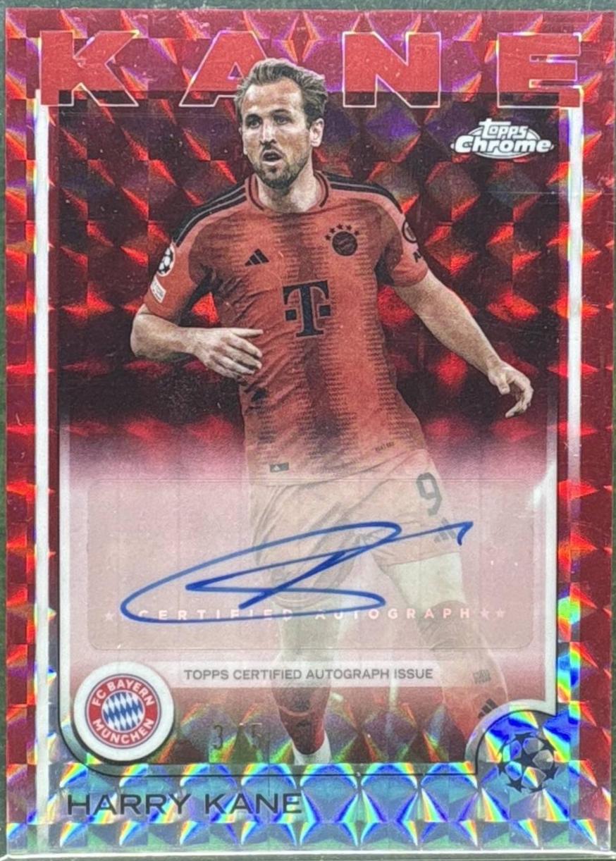 Harry Kane - Chrome UEFA Autograph #CA-HK