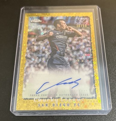 Chucky Lozano - Chrome MLS Autograph #CA-LZ