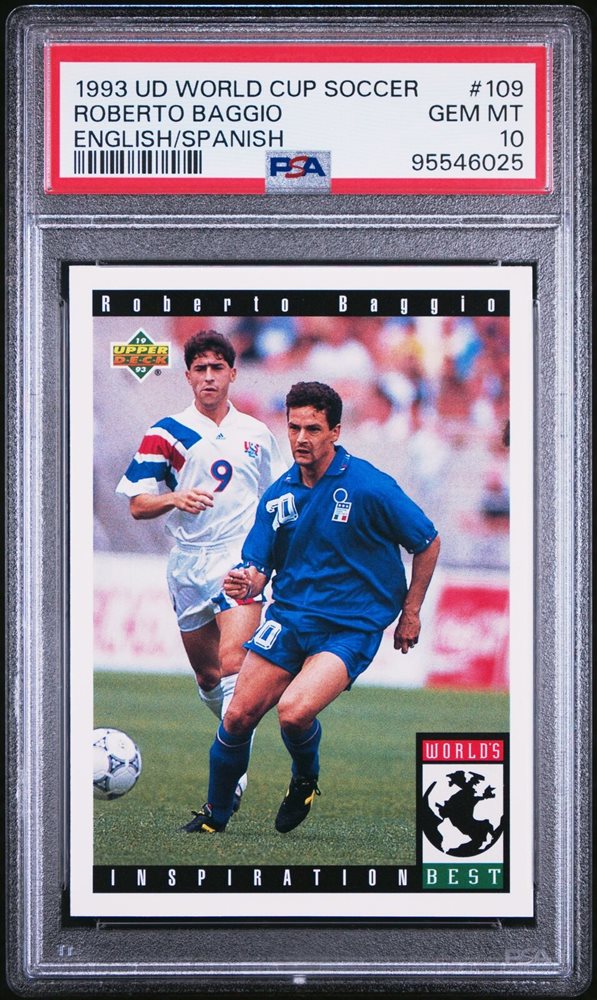 Roberto Baggio - 1993 Upper Deck World Cup Soccer #109
