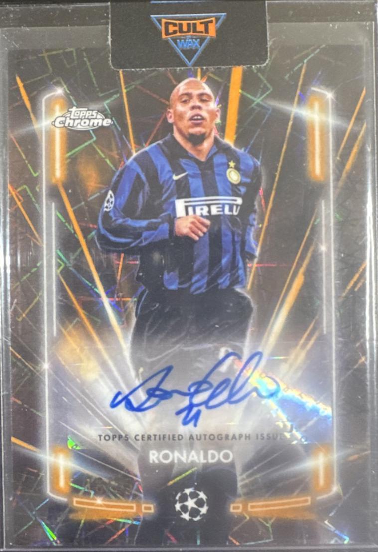 Ronaldo - Chrome UEFA Black Lazer Autograph #BLA-RO