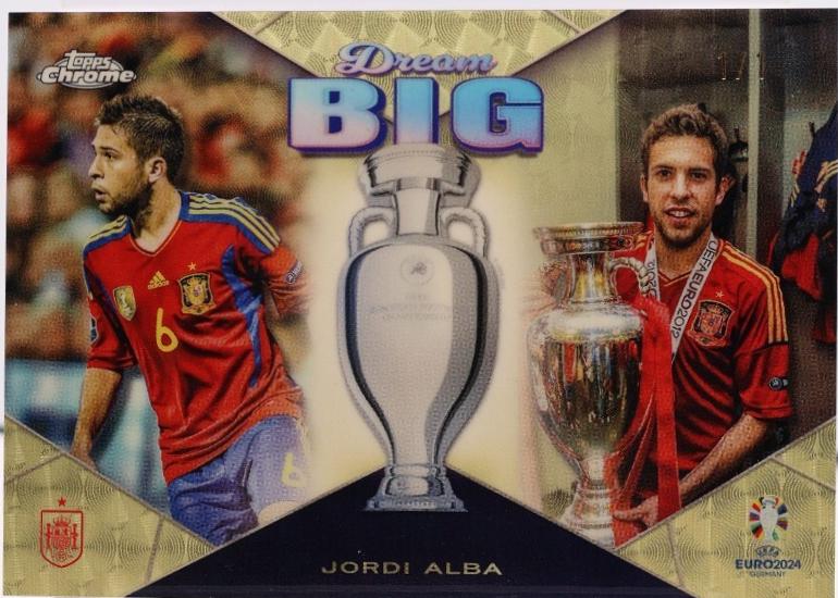 Jordi Alba - Chrome UEFA Euro Dream Big #DB-11