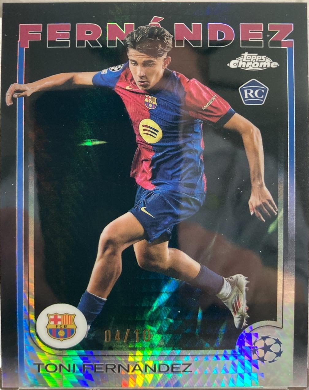 Toni Fernandez - Chrome UEFA #85