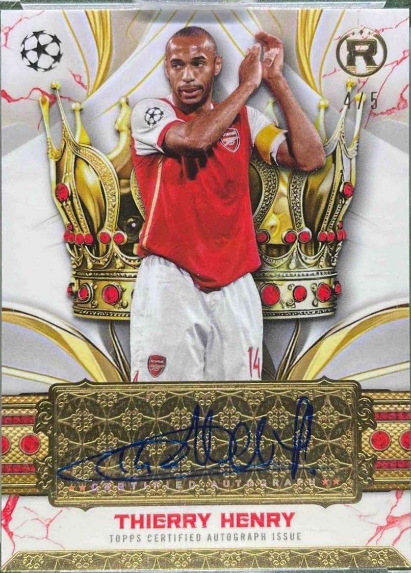 Thierry Henry - Reverence UEFA Crowned Legend Autograph #CLA-TH