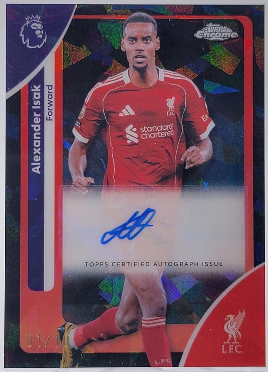 Alexander Isak - Chrome Premier League Autograph #CA-AI