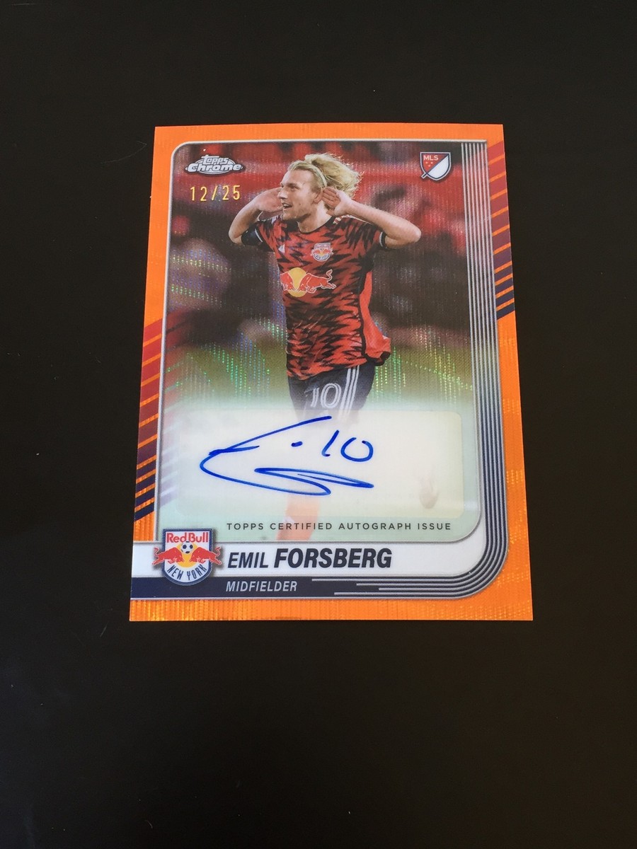 Emil Forsberg - Chrome MLS Autograph #CA-EF