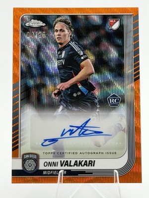 Onni Valakari - Chrome MLS Autograph #CA-VK