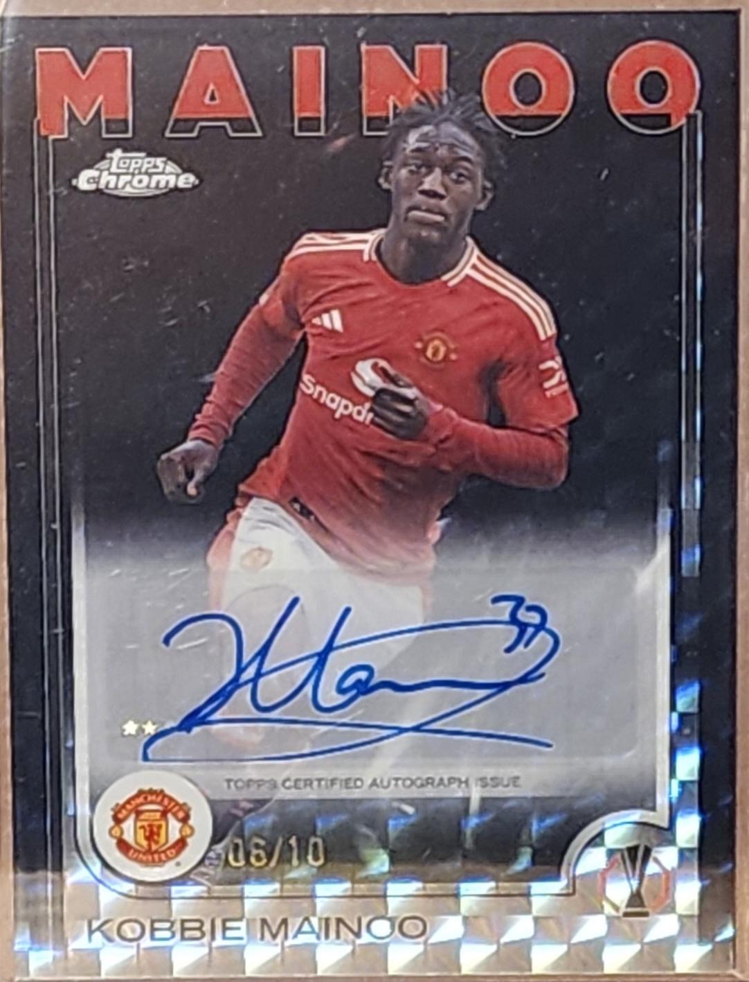 Kobbie Mainoo - Chrome UEFA Autograph #CA-KM
