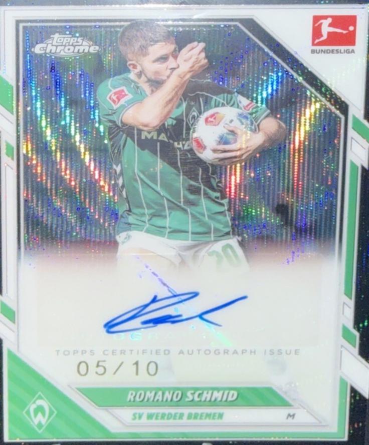 Romano Schmid - Chrome Bundesliga Autograph #BA-RS