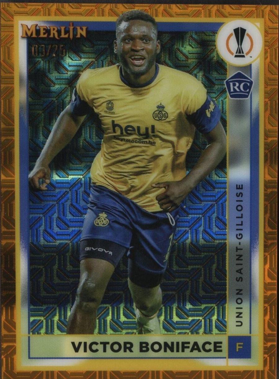 Victor Boniface - Merlin Chrome UEFA Club Competitions #142