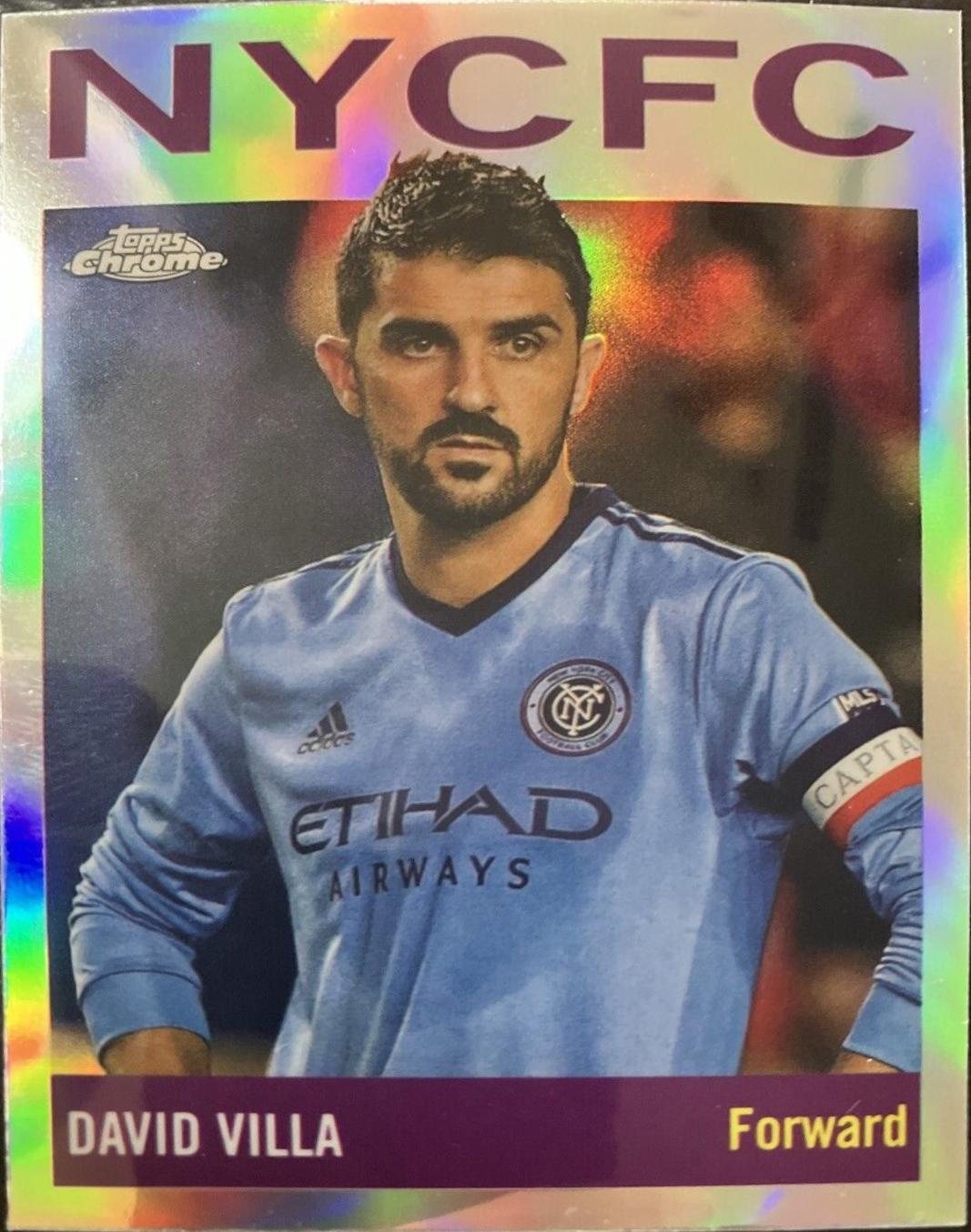 David Villa - Chrome MLS 1995 Autograph #NFA-DV