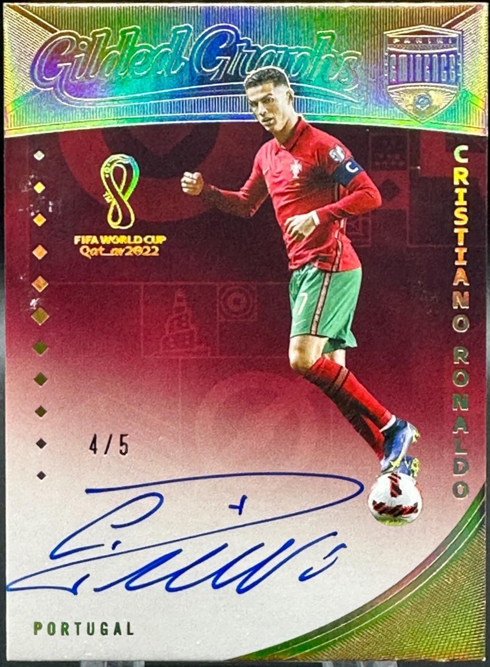 Cristiano Ronaldo - Eminence FIFA World Cup Gilded Graphs Autographs #GG-CR7