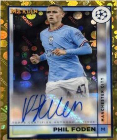 Phil Foden - Merlin Chrome UEFA Club Competitions Autographs #AC-PF