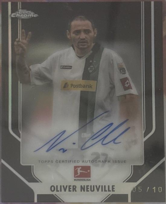 Oliver Neuville - Chrome Bundesliga Superior Signature Legends #CSL-ON