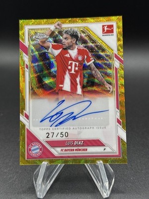 Luis Diaz - Chrome Bundesliga Autograph #BA-LD