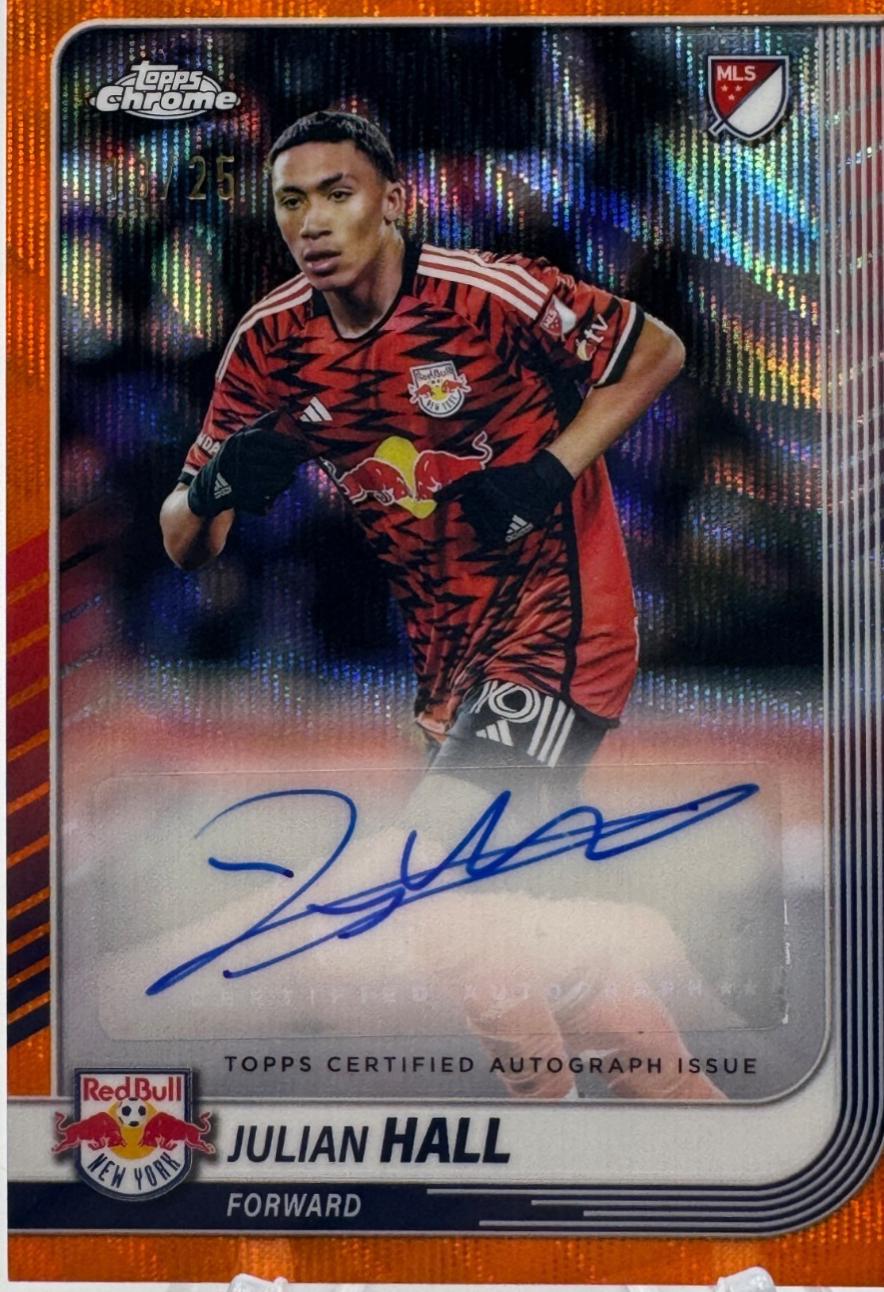 Julian Hall - Chrome MLS Autograph #CA-JH