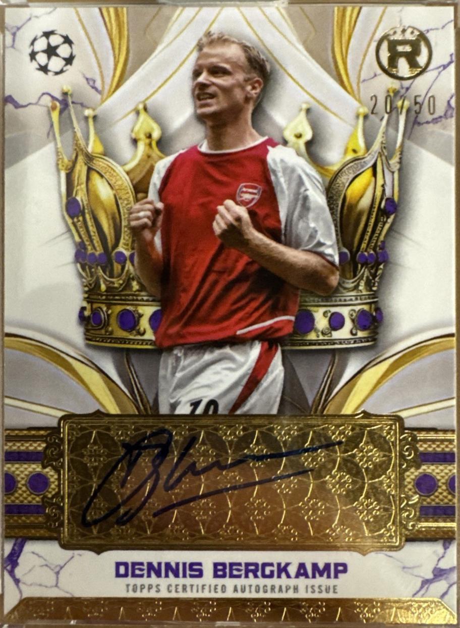 Dennis Bergkamp - Reverence UEFA Crowned Legend Autograph #CLA-DB