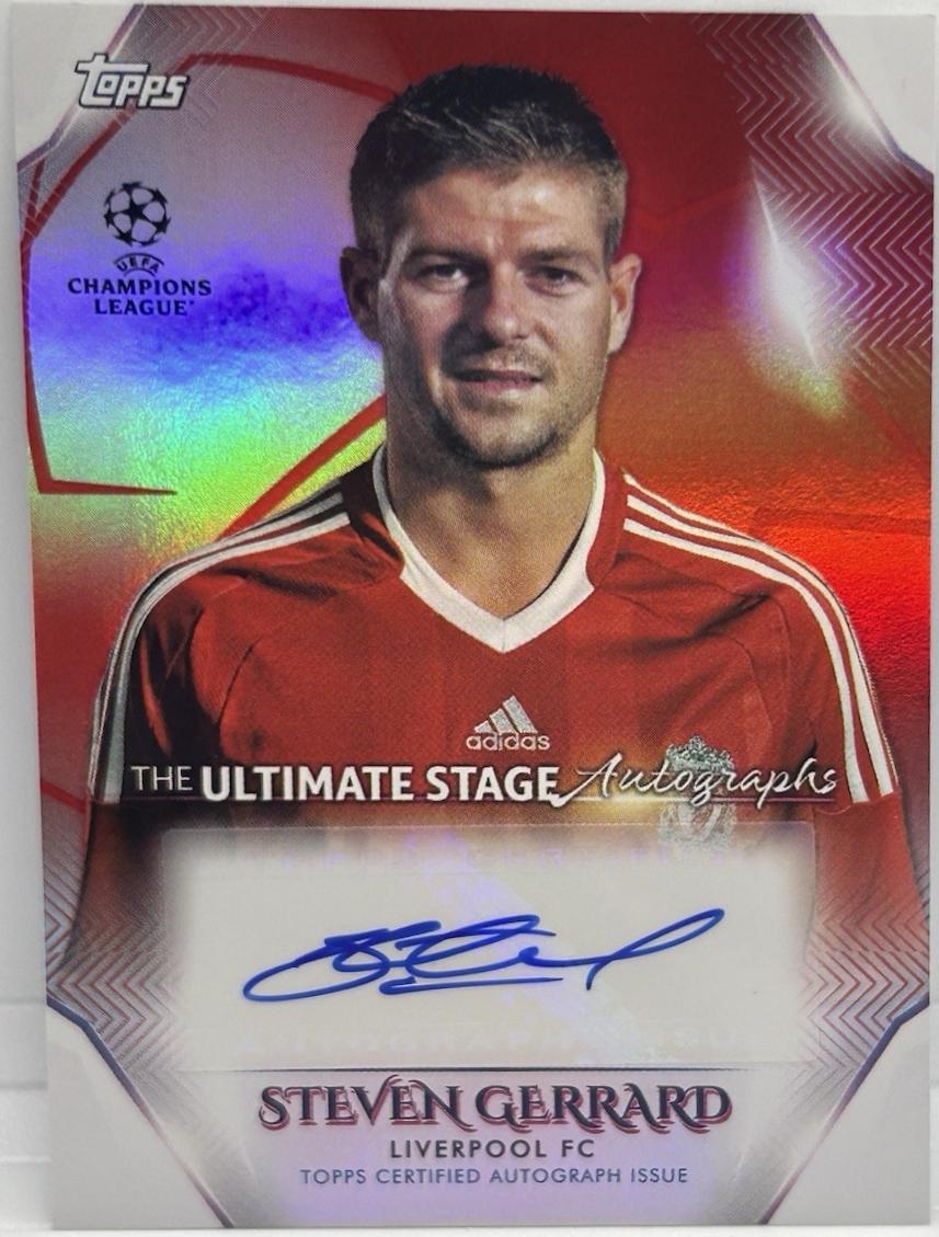 Steven Gerrard - UEFA Club Competitions The Ultimate Stage Autographs #US-SG