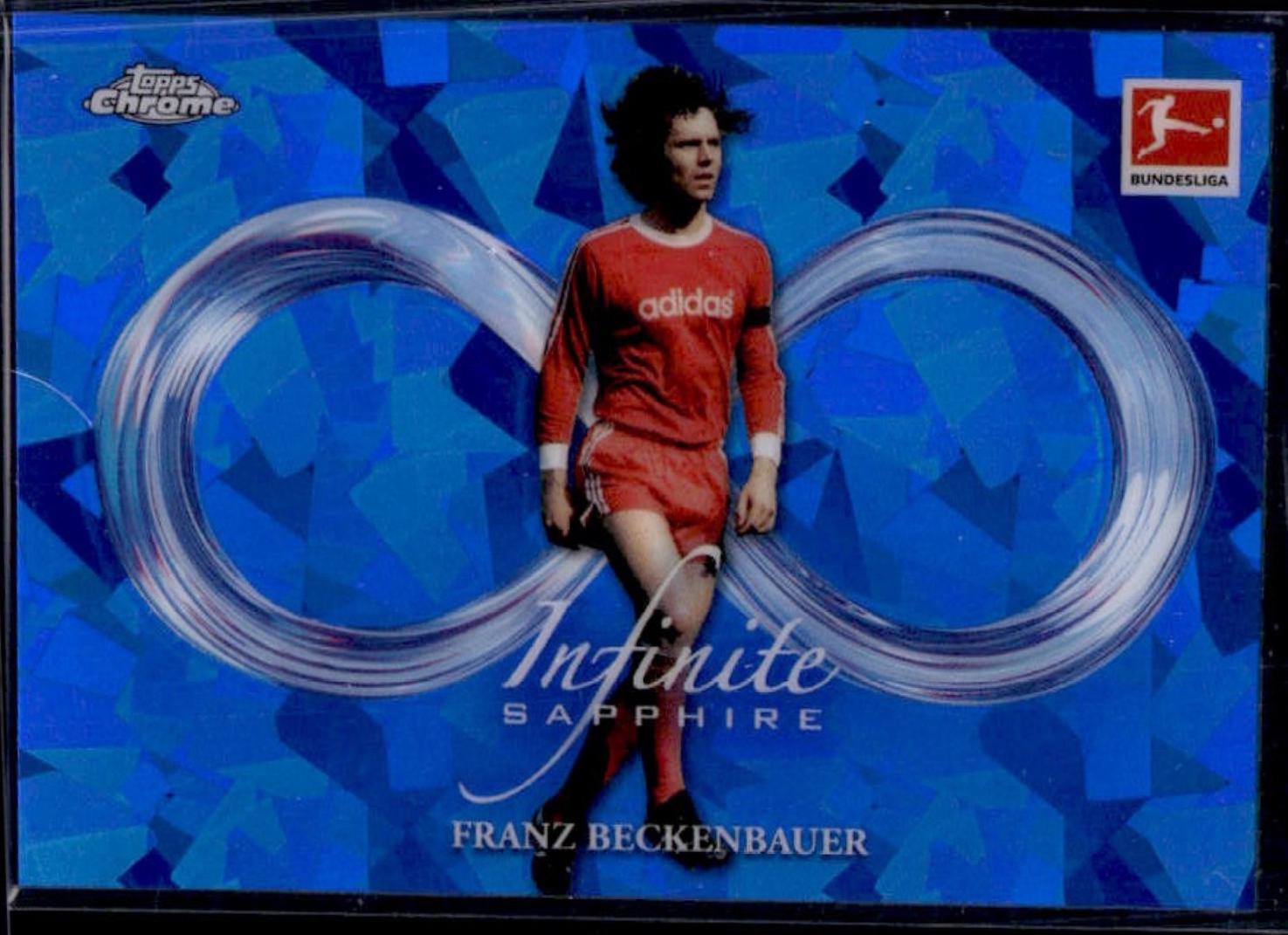 Franz Beckenbauer - Chrome Bundesliga Infinite Sapphire #INS-15