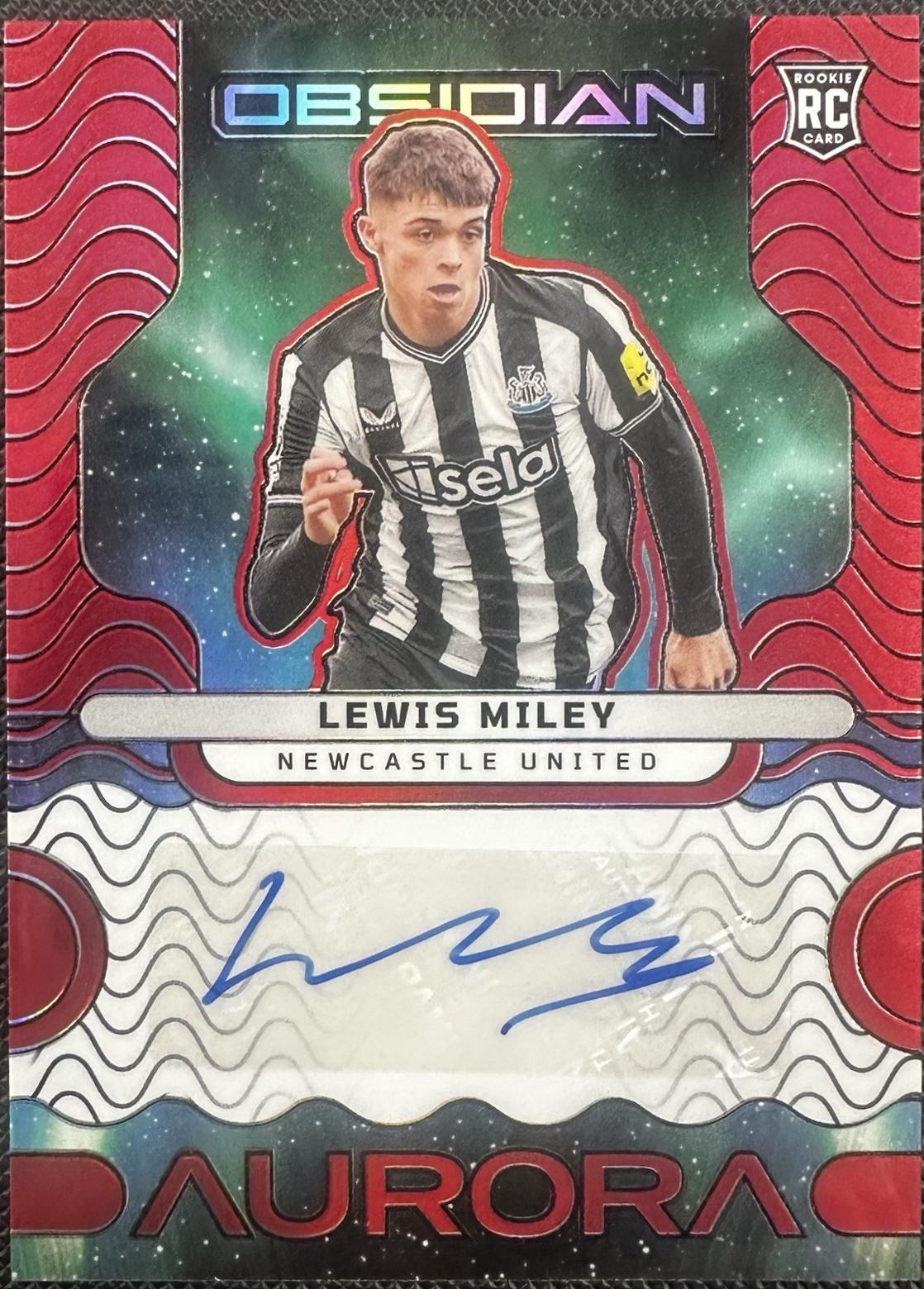 Lewis Miley - Obsidian Aurora Autograph #AA-LM