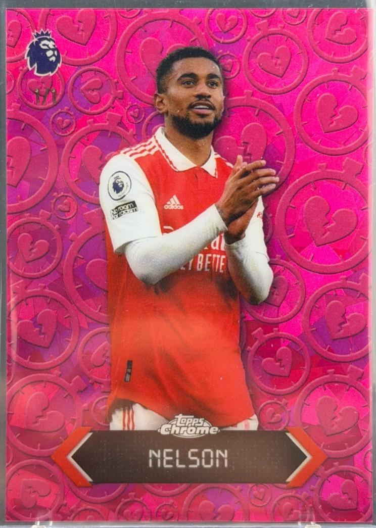 Reiss Nelson - Chrome Premier League Stoppage Time Heartbreaker #STH-5