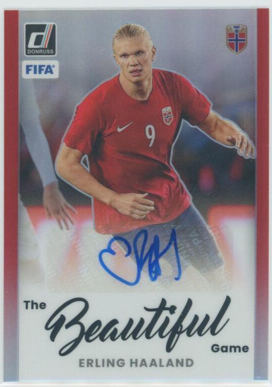 Erling Haaland - Donruss Beautiful Game Autographs #BA-EH