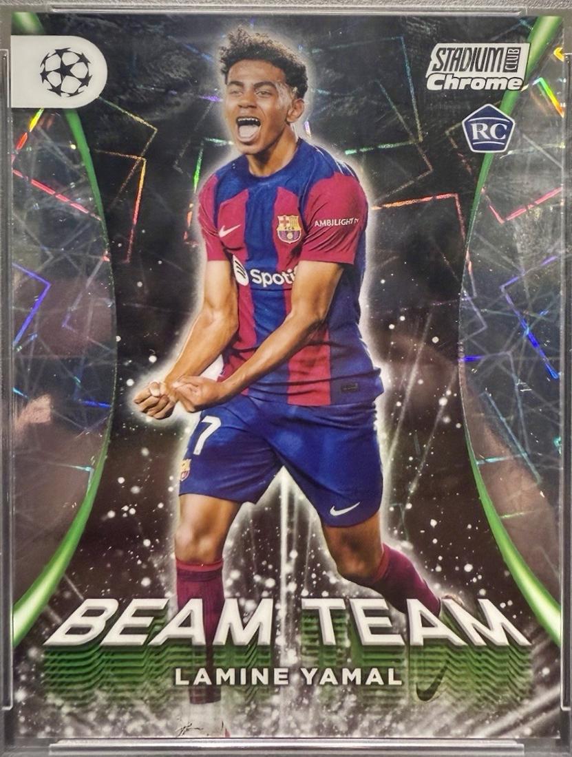 Lamine Yamal - Stadium Club Chrome UEFA Beam Team #BT-LY