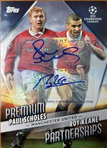 Paul Scholes, Roy Keane - UEFA Club Competitions Premium Partnerships #PP-7