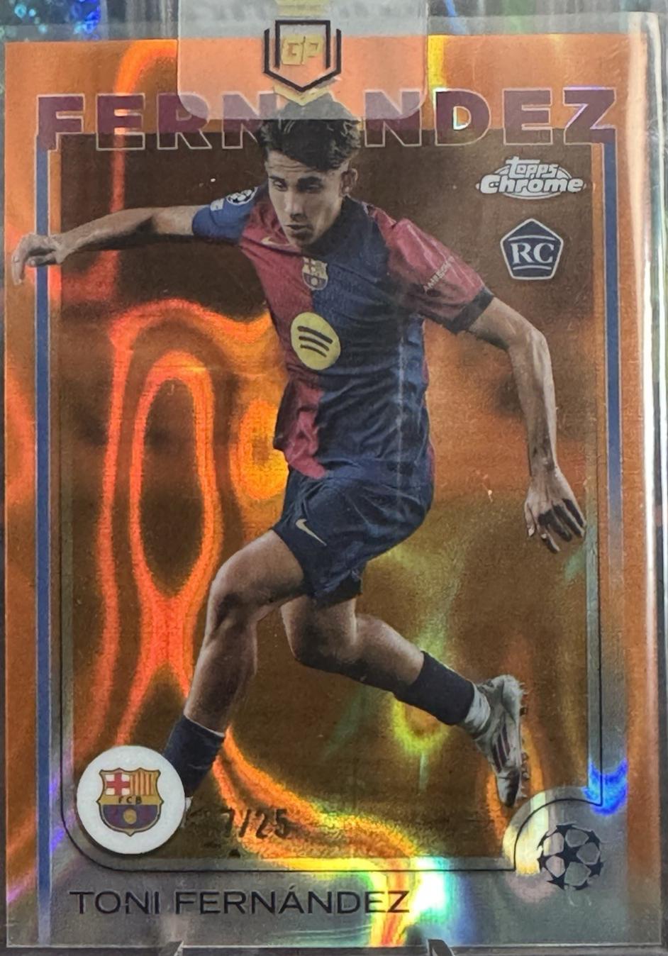 Toni Fernandez - Chrome UEFA #85