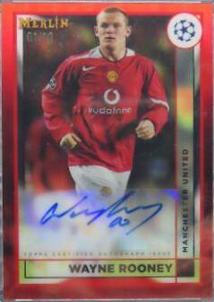 Wayne Rooney - Merlin Chrome UEFA Club Competitions Autographs #AC-WR