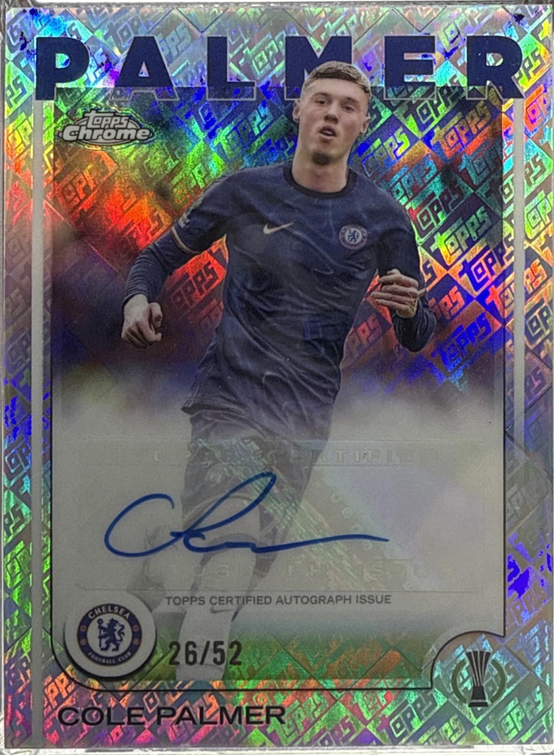 Cole Palmer - Chrome UEFA Autograph #CA-CP