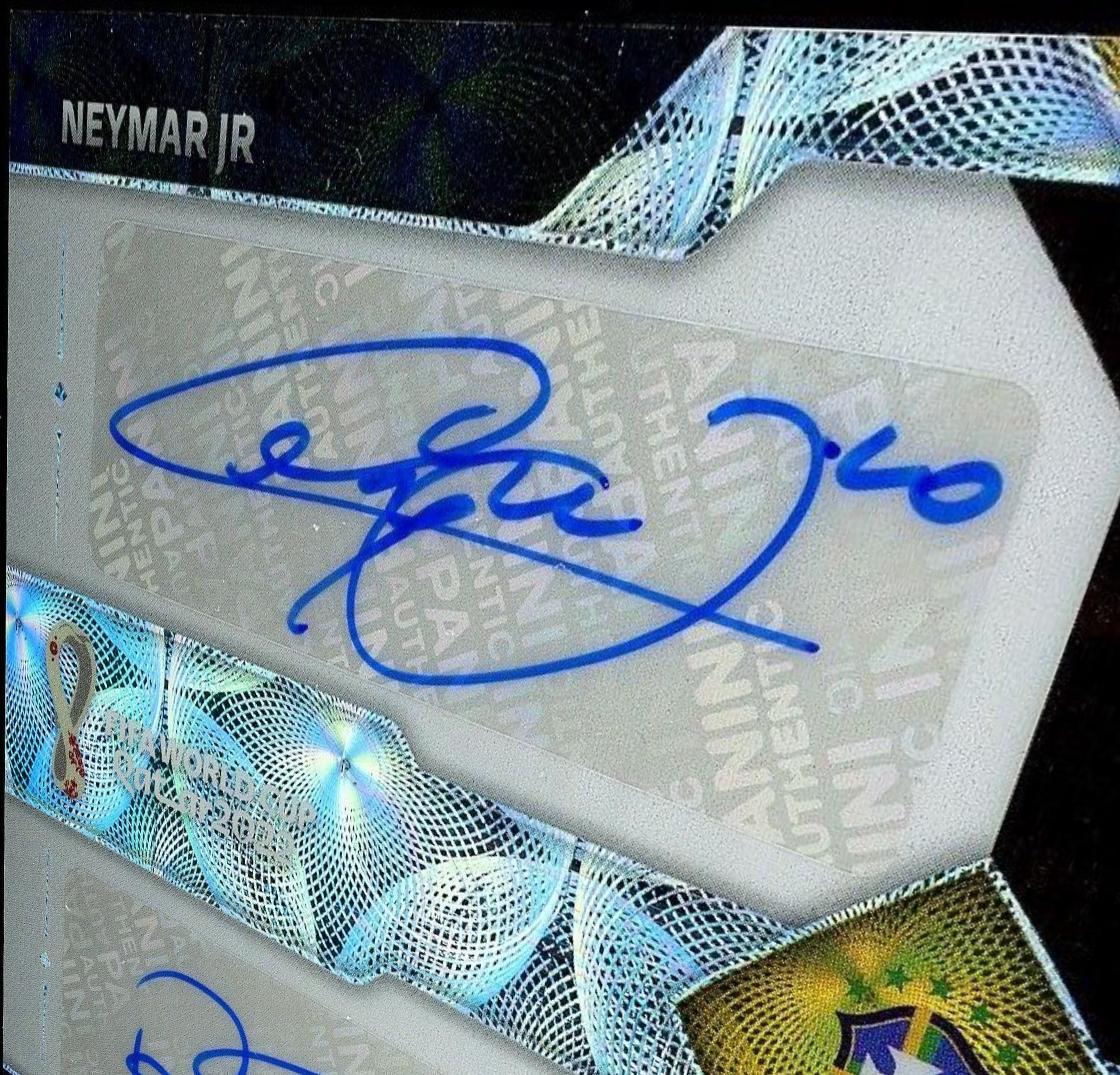 Neymar Jr, Roberto Firmino - Prizm World Cup Dual Signatures #null