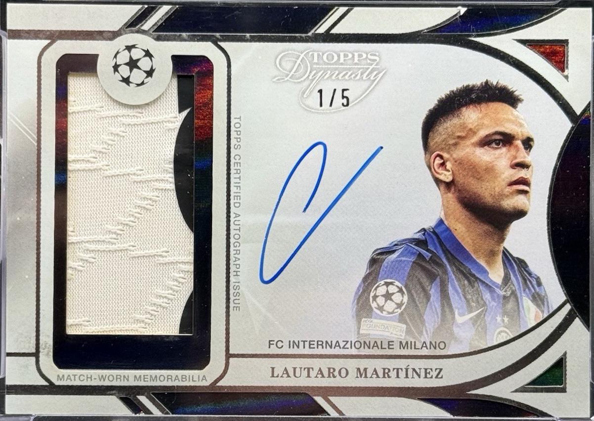 Lautaro Martinez - Dynasty UEFA Autograph Patch #APV-LA6