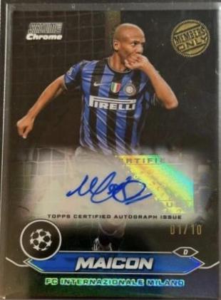 Maicon - Stadium Club Chrome UEFA Autograph #CA-MAI