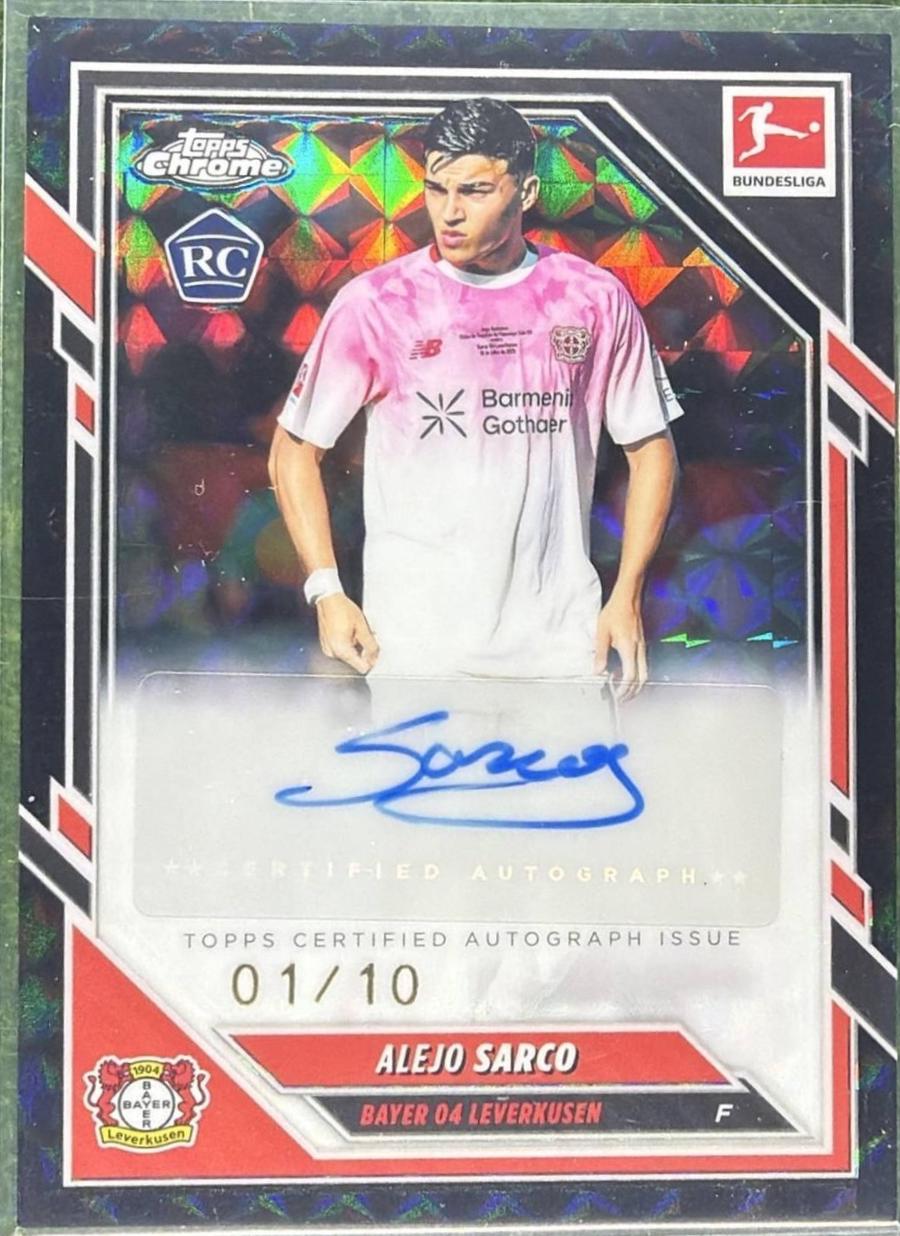 Alejo Sarco - Chrome Bundesliga Autograph #BA-ASA