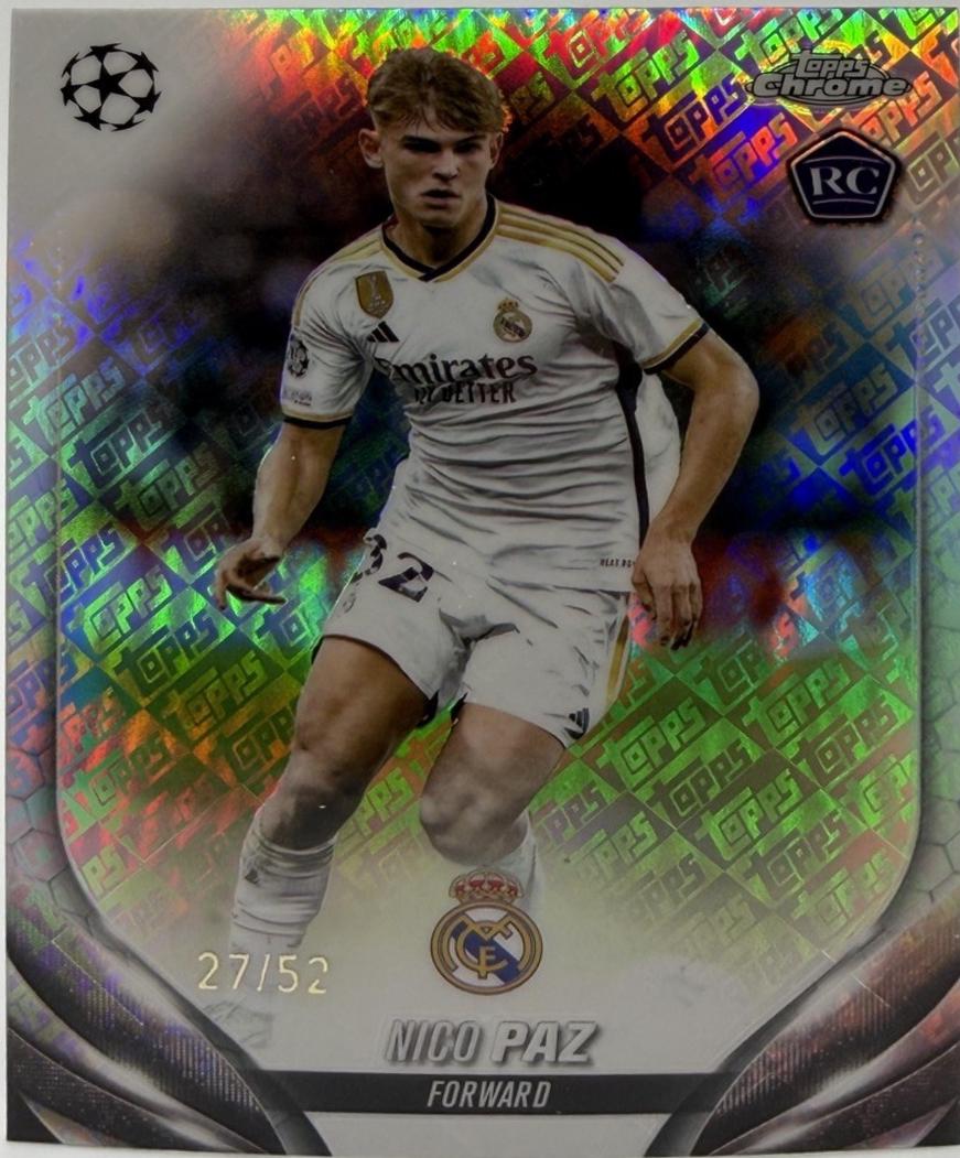 Nico Paz - Chrome UEFA Club #66