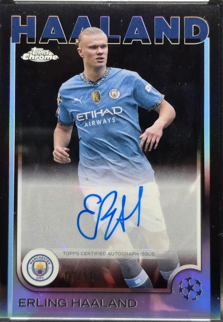 Erling Haaland - Chrome UEFA Autograph #CA-EH