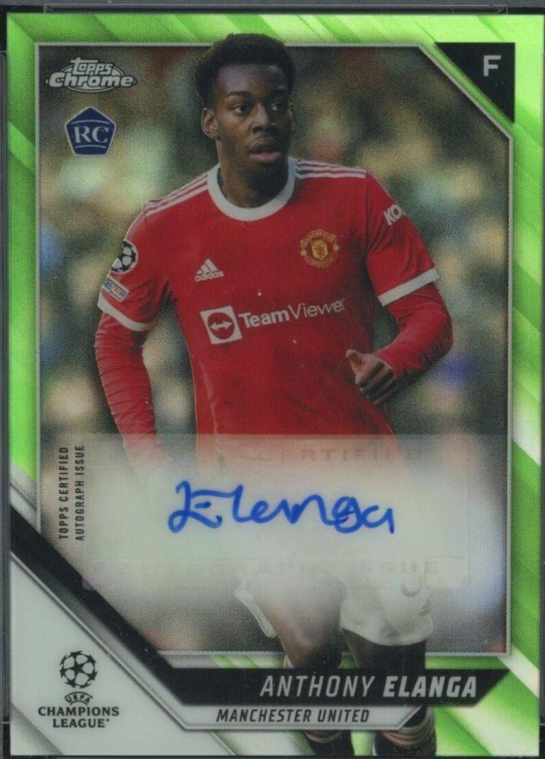Anthony Elanga - Chrome UEFA Champions League Autographs #CA-AE