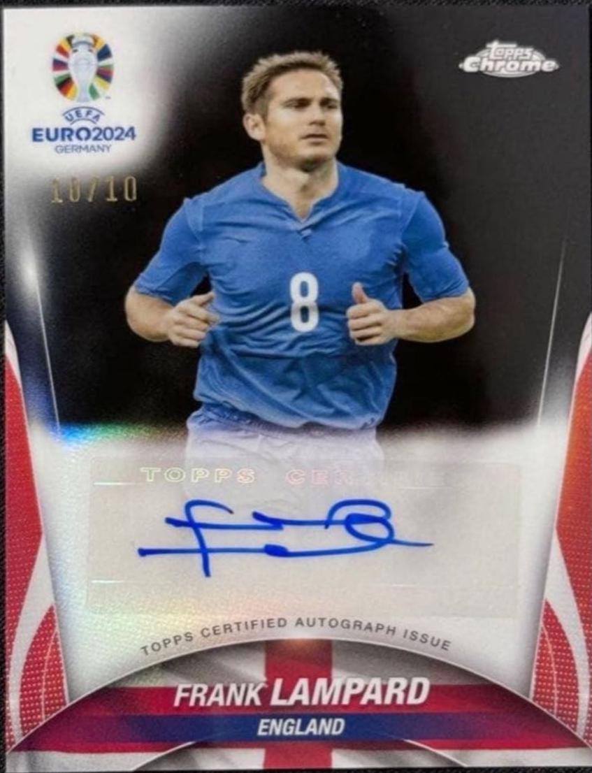 Frank Lampard - Chrome UEFA Euro Autograph #CA-FL