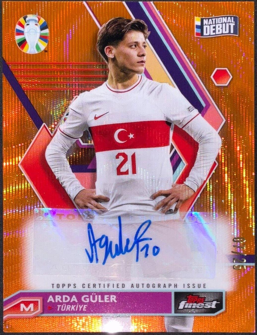 Arda Guler - Finest Road to UEFA EURO Autograph #BCA-AG