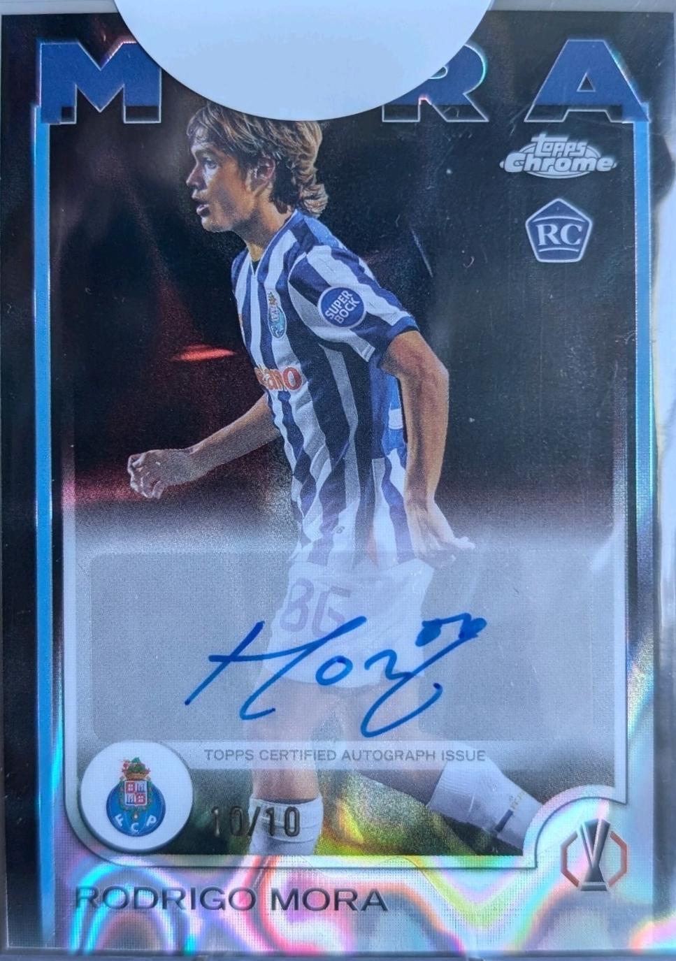 Rodrigo Mora - Chrome UEFA Autograph #CA-MR