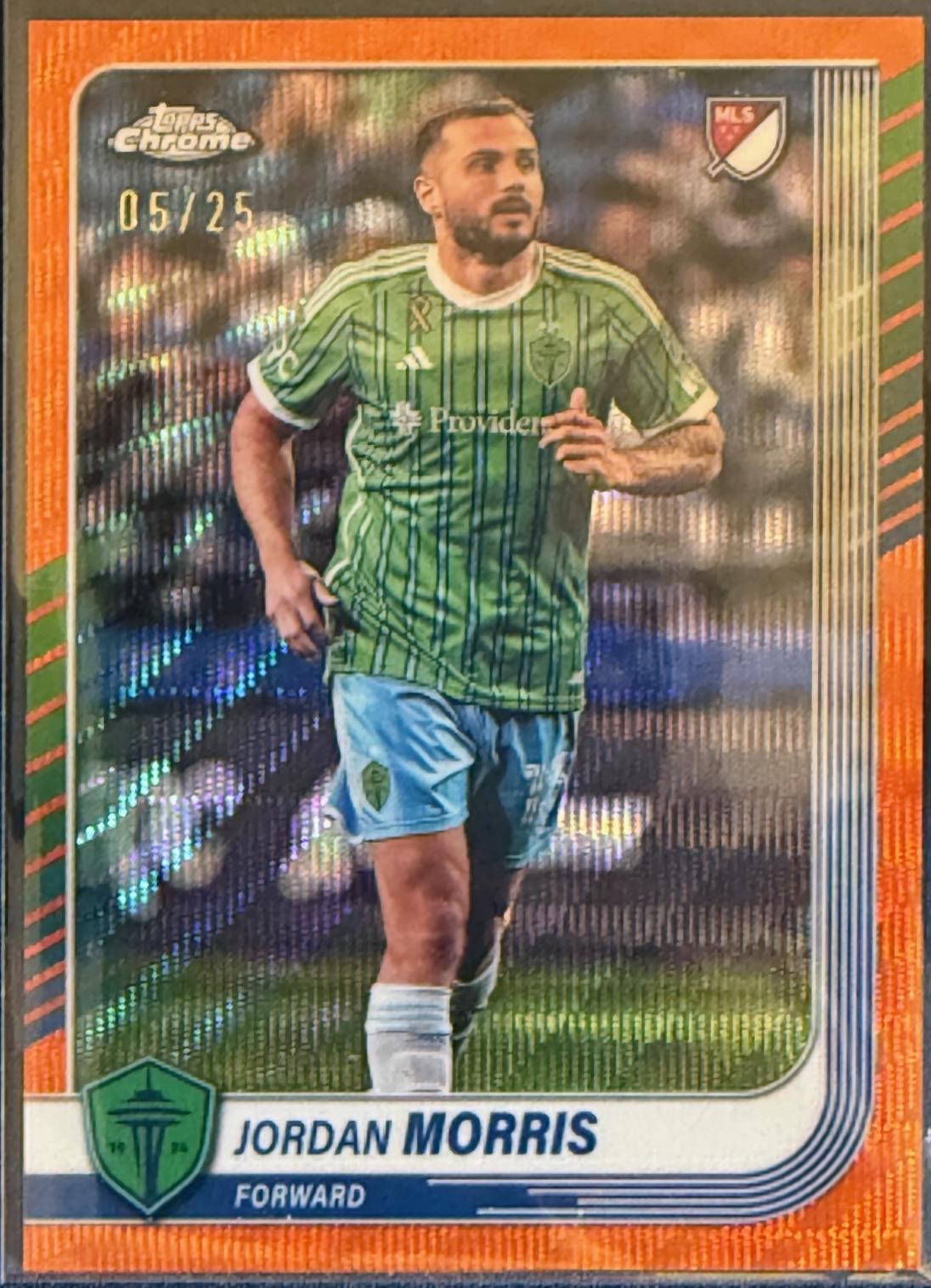 Jordan Morris - Chrome MLS Autograph #CA-JM
