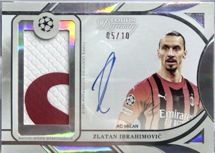 Zlatan Ibrahimovic - Dynasty UEFA Autograph Patch #APL-ZI3