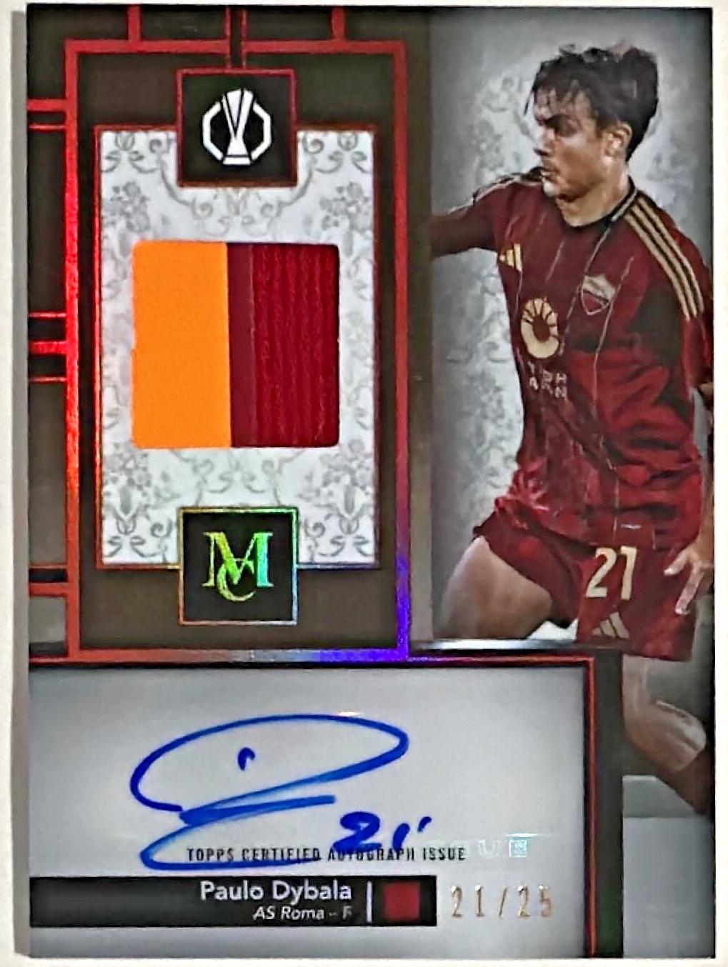 Paulo Dybala - Museum UEFA Autographed Relics #MAR-PD