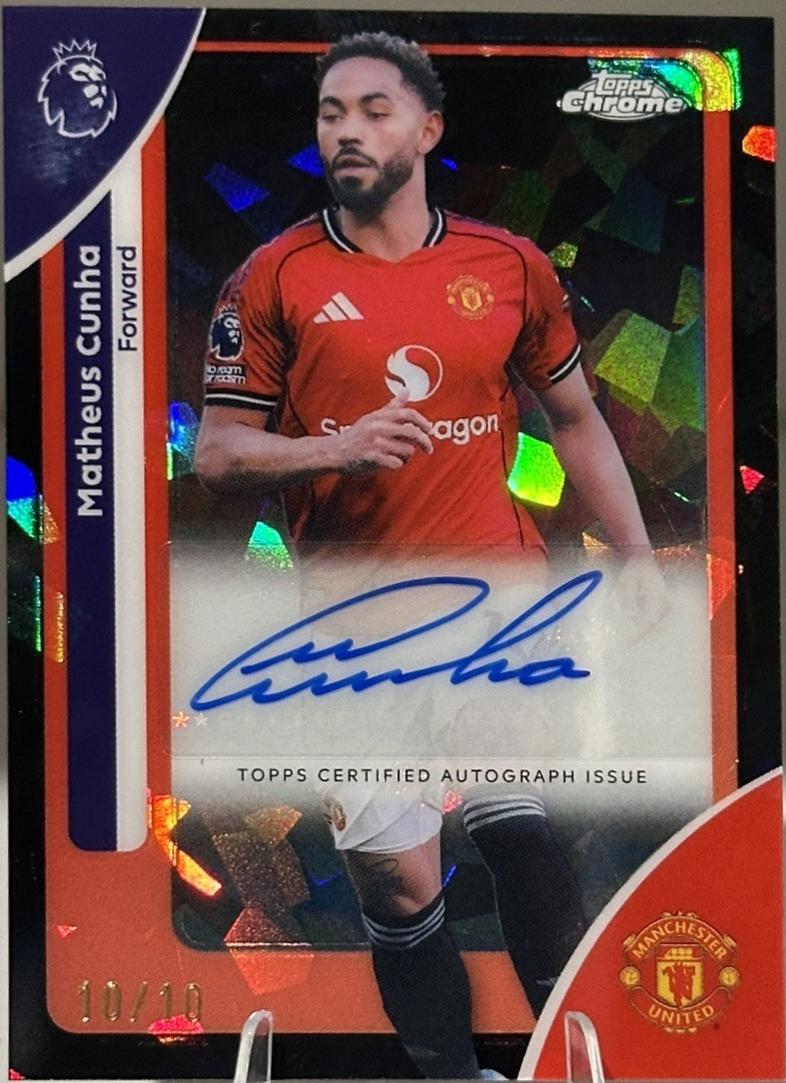 Matheus Cunha - Chrome Premier League Autograph #CA-MC