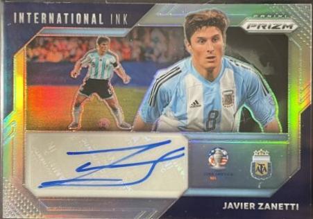 Javier Zanetti - Prizm Copa America International Ink #II-JZ