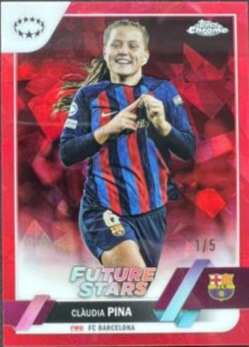 Claudia Pina - Chrome UEFA Women's Champions League #7