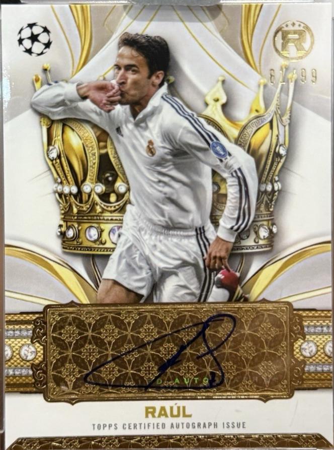 Raul - UEFA Autograph #BA-R